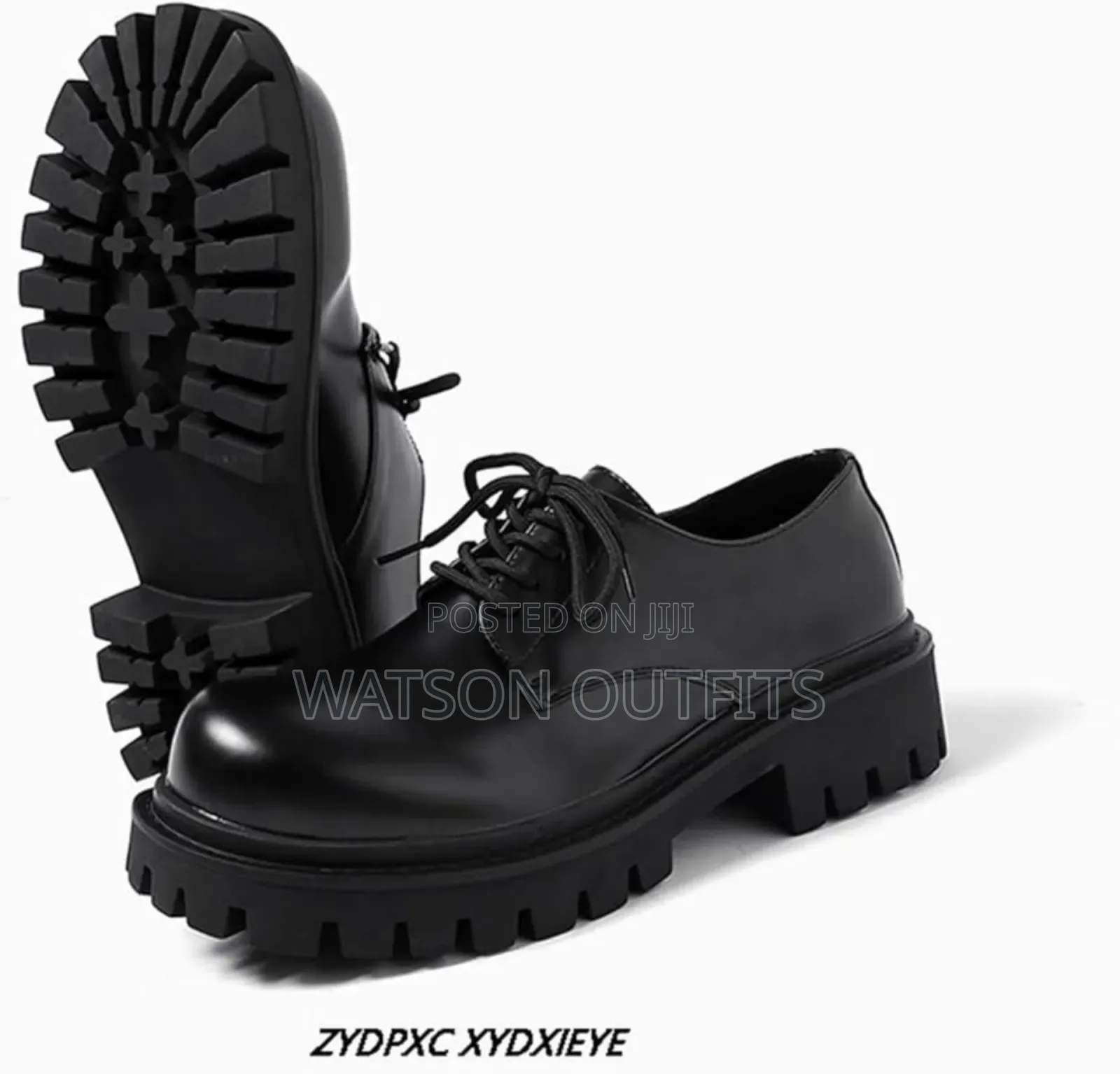 Men's Leather Shoes Artistically Very Worn