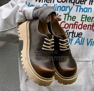 Men's Leather Shoes Artistically Very Worn