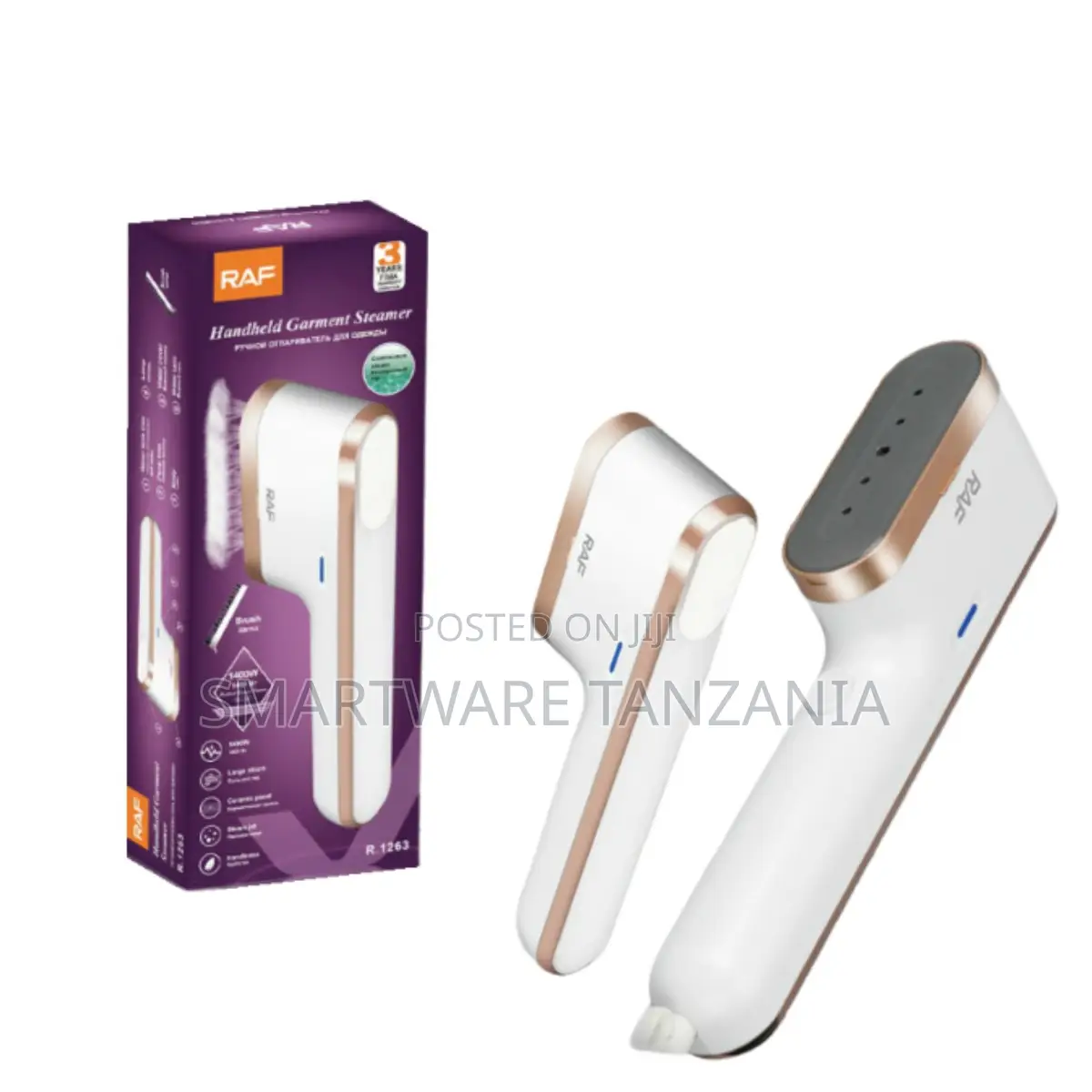 Raf Handheld Garment Steamer R.1263 Portable Steam Iron 1400w