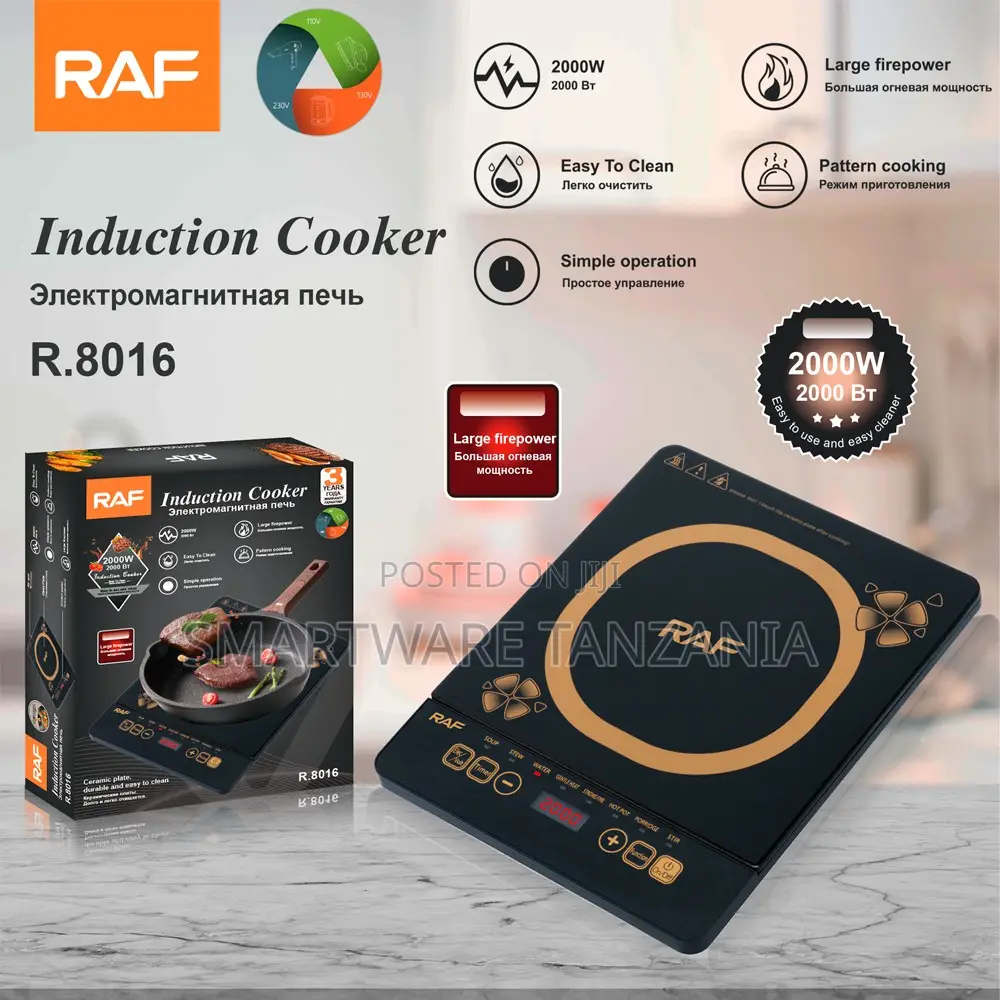 Raf R.8016 Induction Cooker 2000w Portable Electric Cooktop