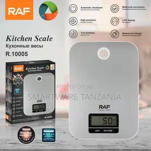 Raf R.10005 Digital Kitchen Scale 5kg LCD Display Waterproof