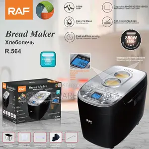 Raf R.564 Bread Maker 850w 3 Capacity Options LCD Display Black