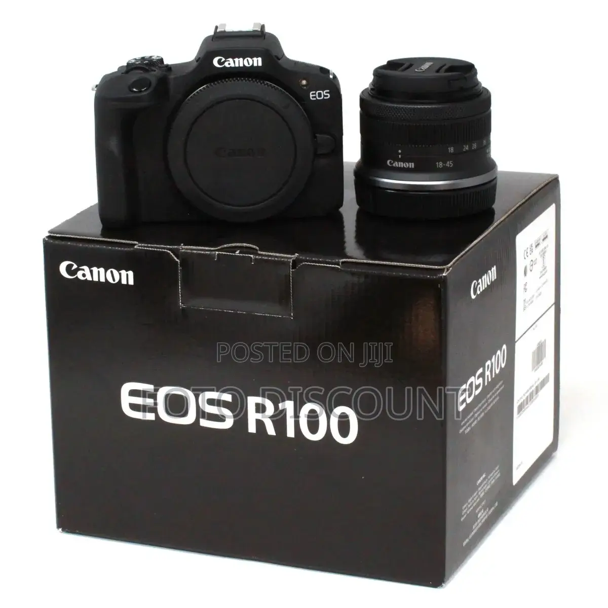 Canon Eos R100 Mirrorless Camera + Rf-S 18-45mm Lens