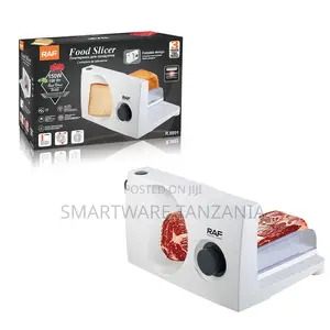 Raf Electric Food Slicer R.8801 150w Adjustable 0-15mm Foldable