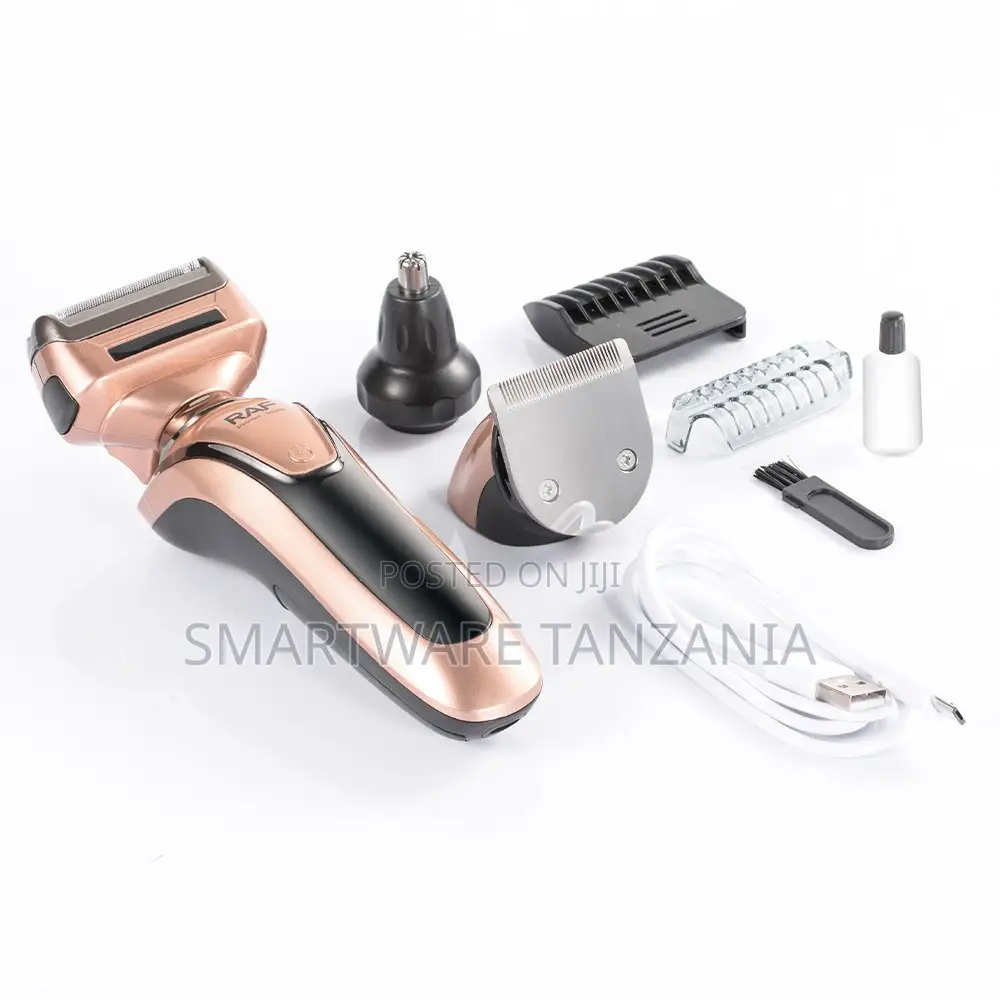Raf Men Grooming Kit R.11206 5w 3-in-1 Usb Rechargeable Rose Gold