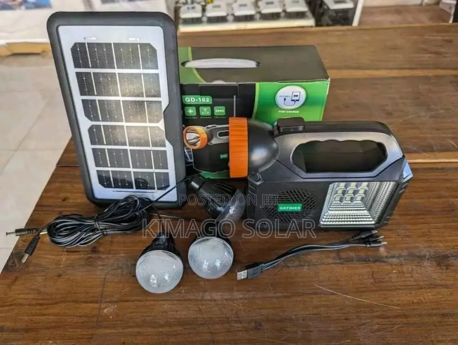 Solar Emergency Kit Ya Nyumba Na Duka