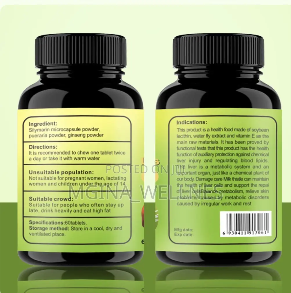 P4 Silymarin Pueraria Liver Detoxy Tablets