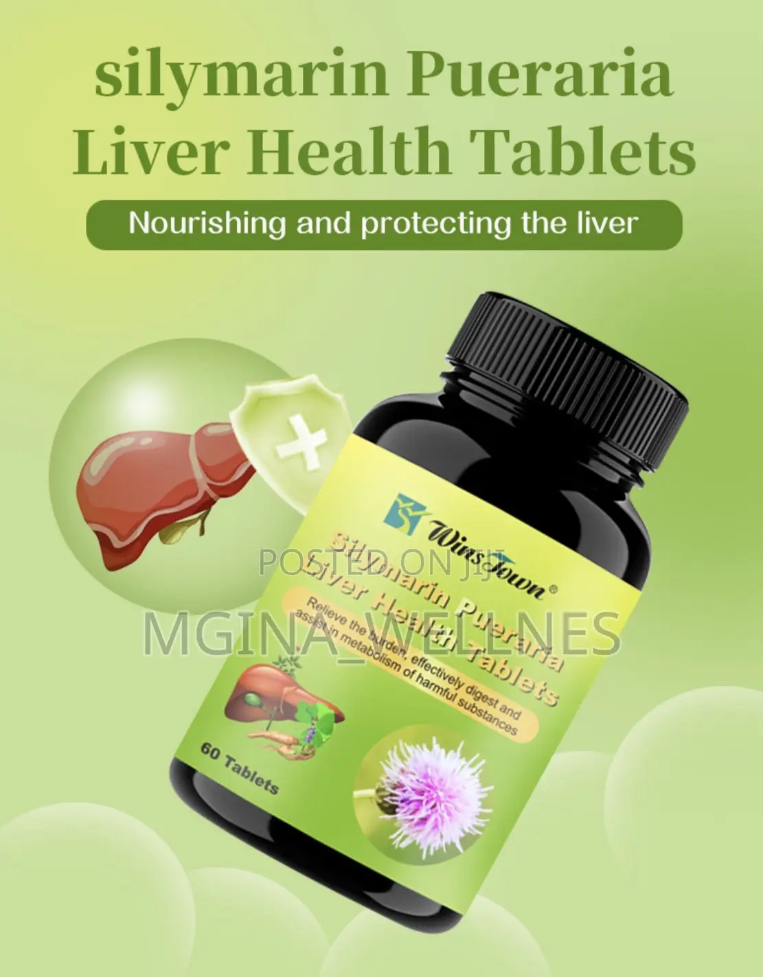 P4 Silymarin Pueraria Liver Detoxy Tablets