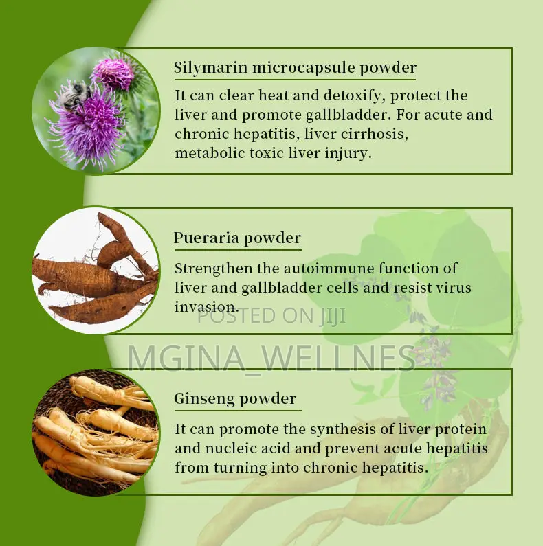 P4 Silymarin Pueraria Liver Detoxy Tablets