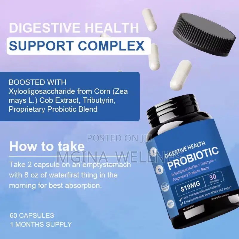 Digestive Health Probiotic Dietary Supplements
