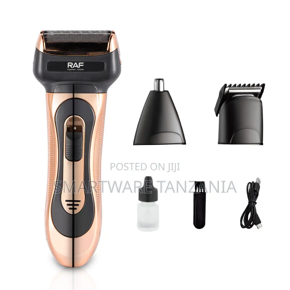 Raf R.4032 Grooming Kit 3w 3-in-1 Attachments Usb Copper Black
