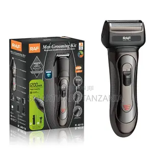 Raf Men Grooming Kit R.4018 3w 1200mah Usb Rechargeable Gray