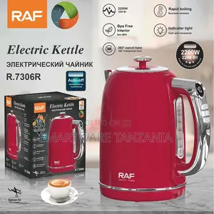 Raf R.7306r Electric Kettle 2200w 1.7l Auto-off 360 Swivel Red