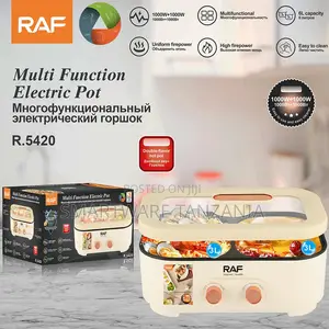 Raf Multi Function Electric Pot 2000w R.5420 6l Dual Cooker Steamer
