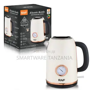 Raf 2l Electric Kettle R.7911w White Rose Gold Stainless 2000w