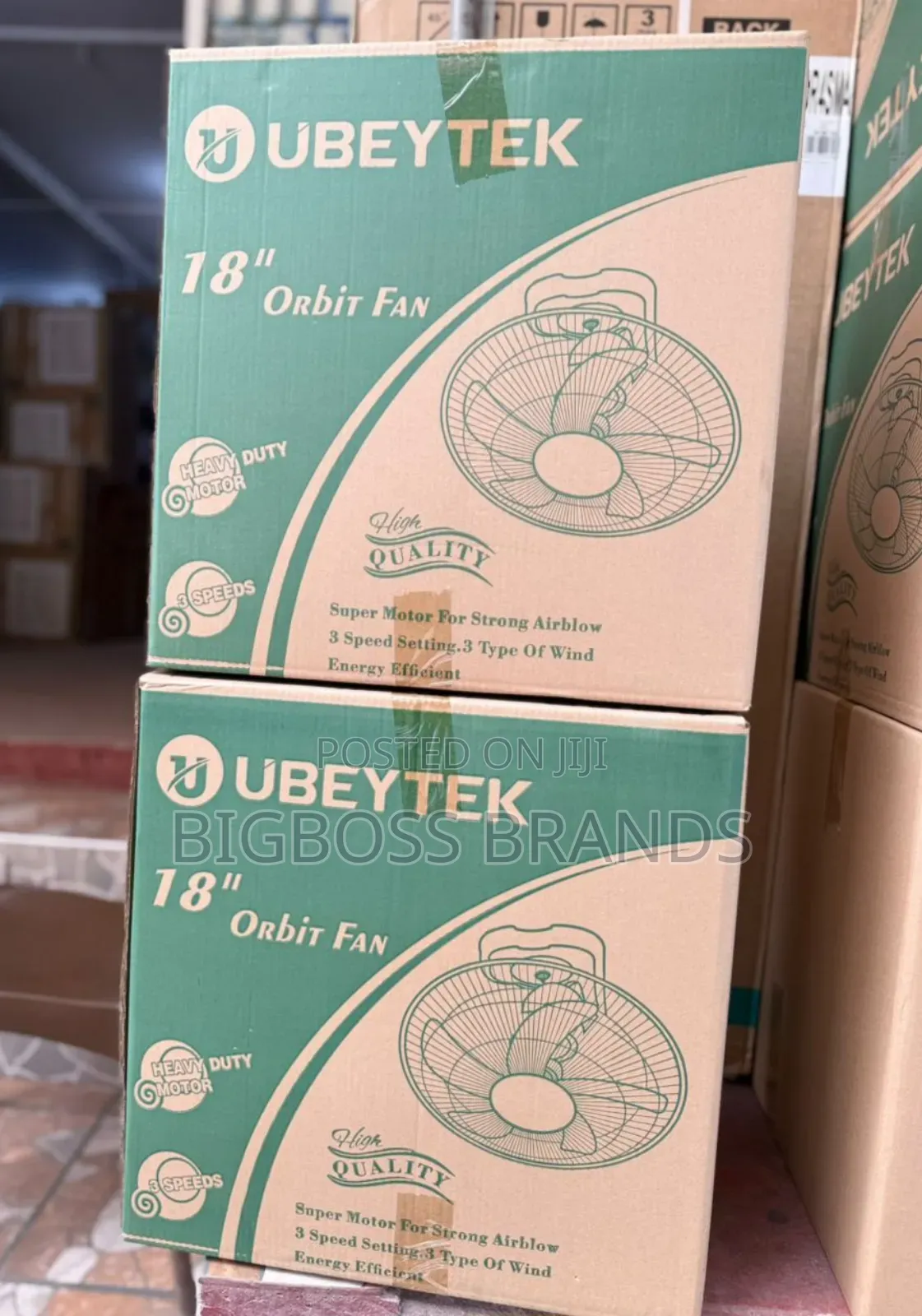 Ubey Orbit Fan 18 Size