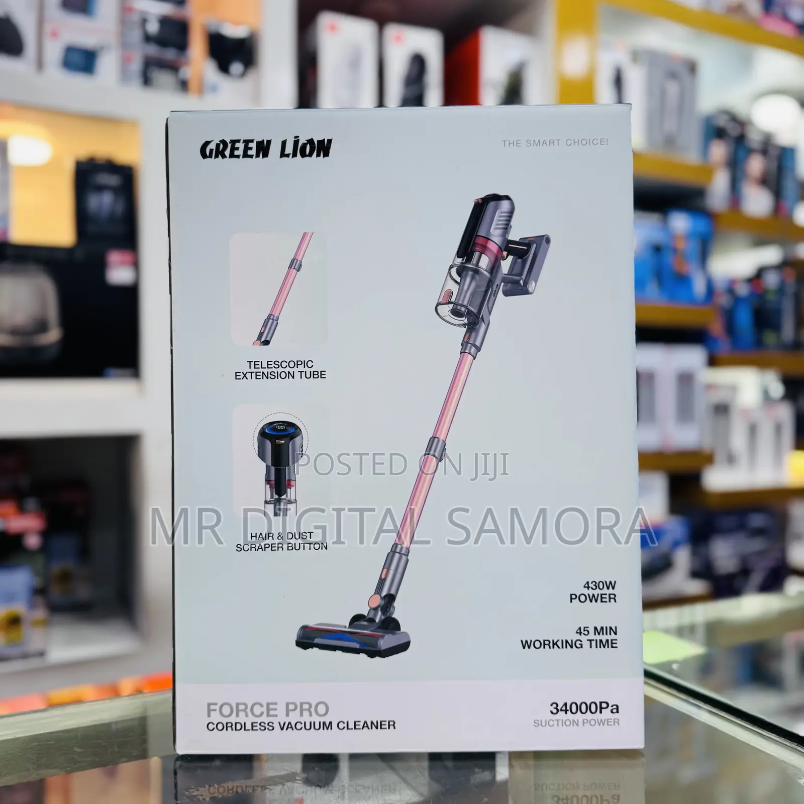 Green Lion Force Pro Cordless Vacuum Cleaner
