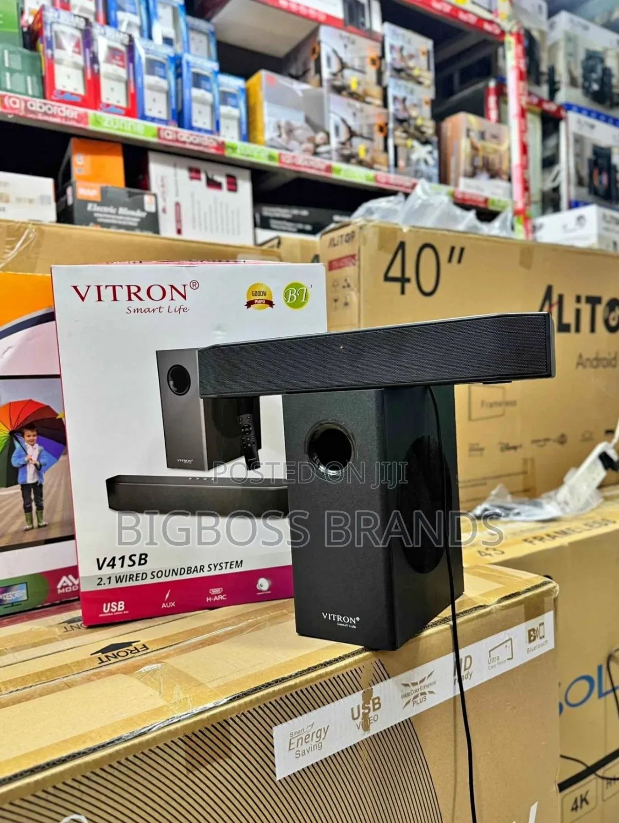 Vitron Soundbar V41sb 2.1 Wired Soundbar System