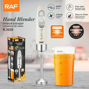 Raf Hand Blender R.3029 400w 4 Blade 28000 RPM Stainless Steel