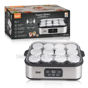Raf 12 Cup Yogurt Maker R.14406 25w Digital PTC Stainless Steel