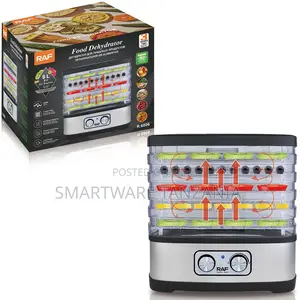 Raf 5 Tray Food Dehydrator R.6806 240w Fruit Vegetable Dryer