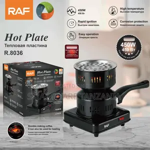 Raf Hot Plate R.8036 450w Electric Burner Charcoal Style Heater