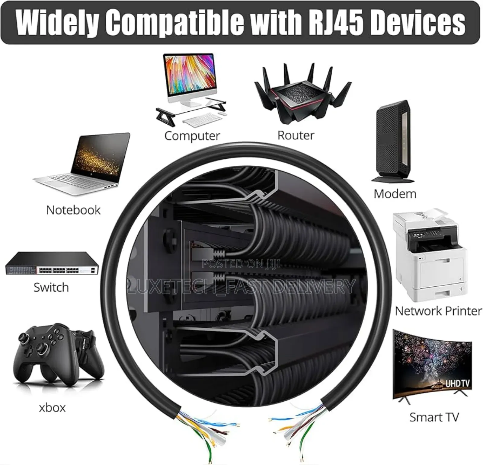 Ethernet Cable 50-Metres Cat6