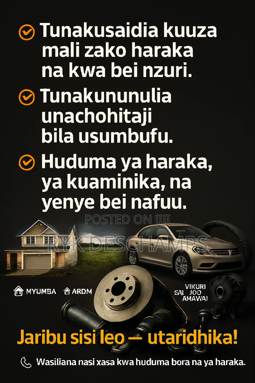 Yiu Wanna Sell Your Car, House, Land Etc Contact Us For Fast Disposal