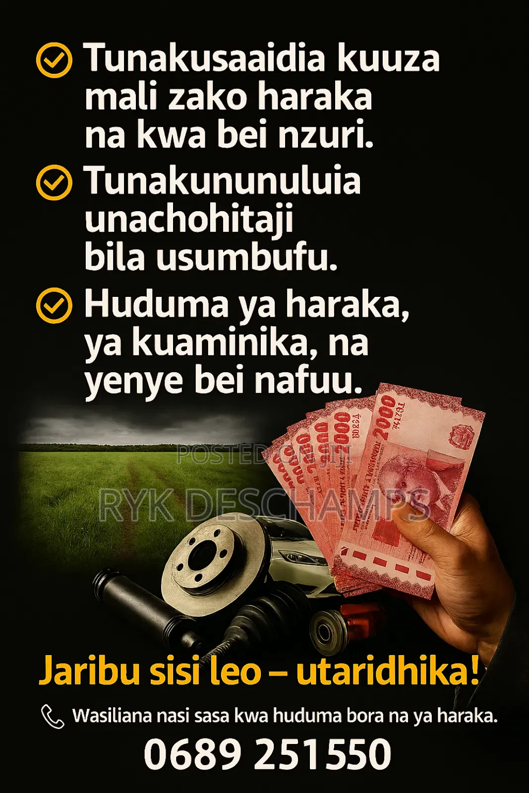 Yiu Wanna Sell Your Car, House, Land Etc Contact Us For Fast Disposal