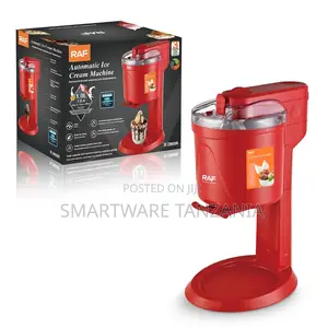 Raf Automatic Ice Cream Maker R.0900r 1l 15w Red Quick Churn