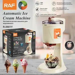 Raf Ice Cream Maker R.0901y 1l 15w Beige 10 Min Automatic Churn