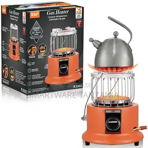 Raf 2200w Outdoor Gas Heater R.8302 Camping Stove 2-in-1 Orange