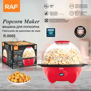 Raf Hot Air Popcorn Popper 700w Oil-Free Snack Maker R.0005