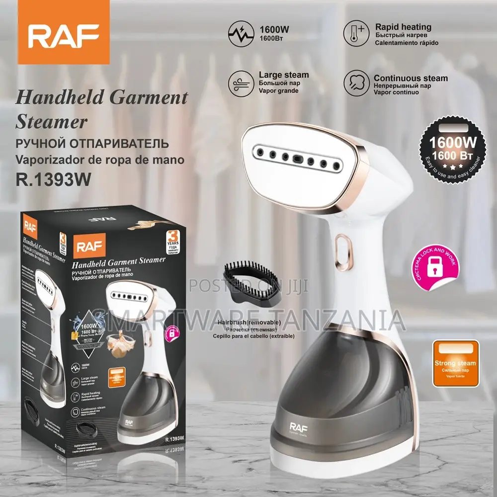 Raf 1600w Handheld Garment Steamer Portable Clothes Steam Iron
