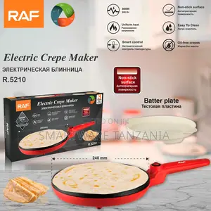 Raf 800w Electric Crepe Maker Non-stick Pancake Pan Chapati Maker