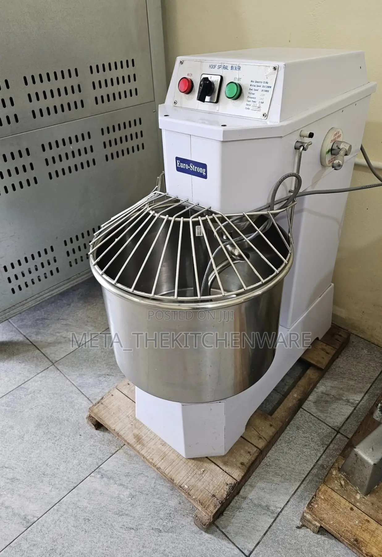Commercial Spiral Dough Mixer Hs30 12.5kg