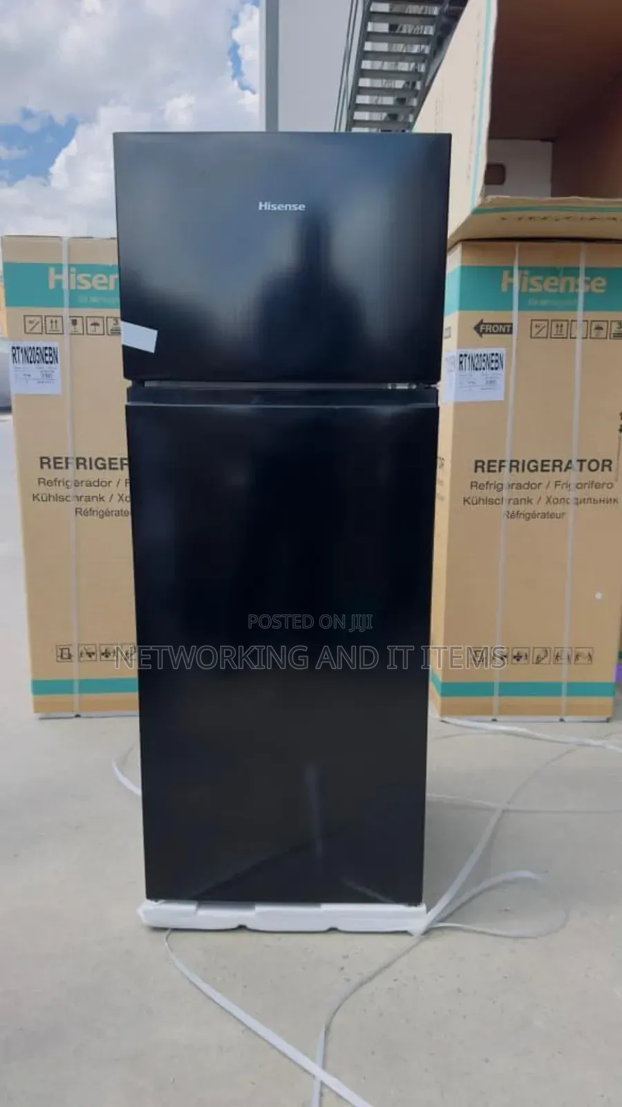 *Hisense Fridge Rt1n205nebn #Rd 27 Nyeusi*