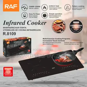 Raf 4400w Dual Infrared Cooktop Double Burner Cooker R.8109