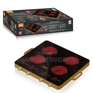 Raf 4 Burner Infrared Cooktop Gold 7400w Multi-Zone Stove