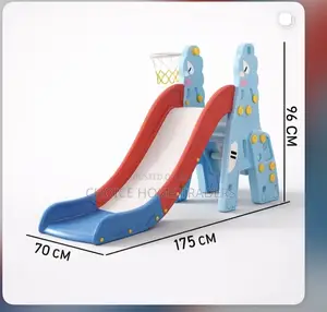 Kid Slide With Basketball Ring