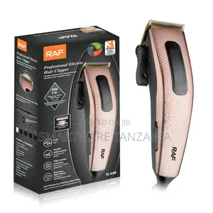 Raf Electric Hair Trimmer 9w Rose Gold Professional Clipper