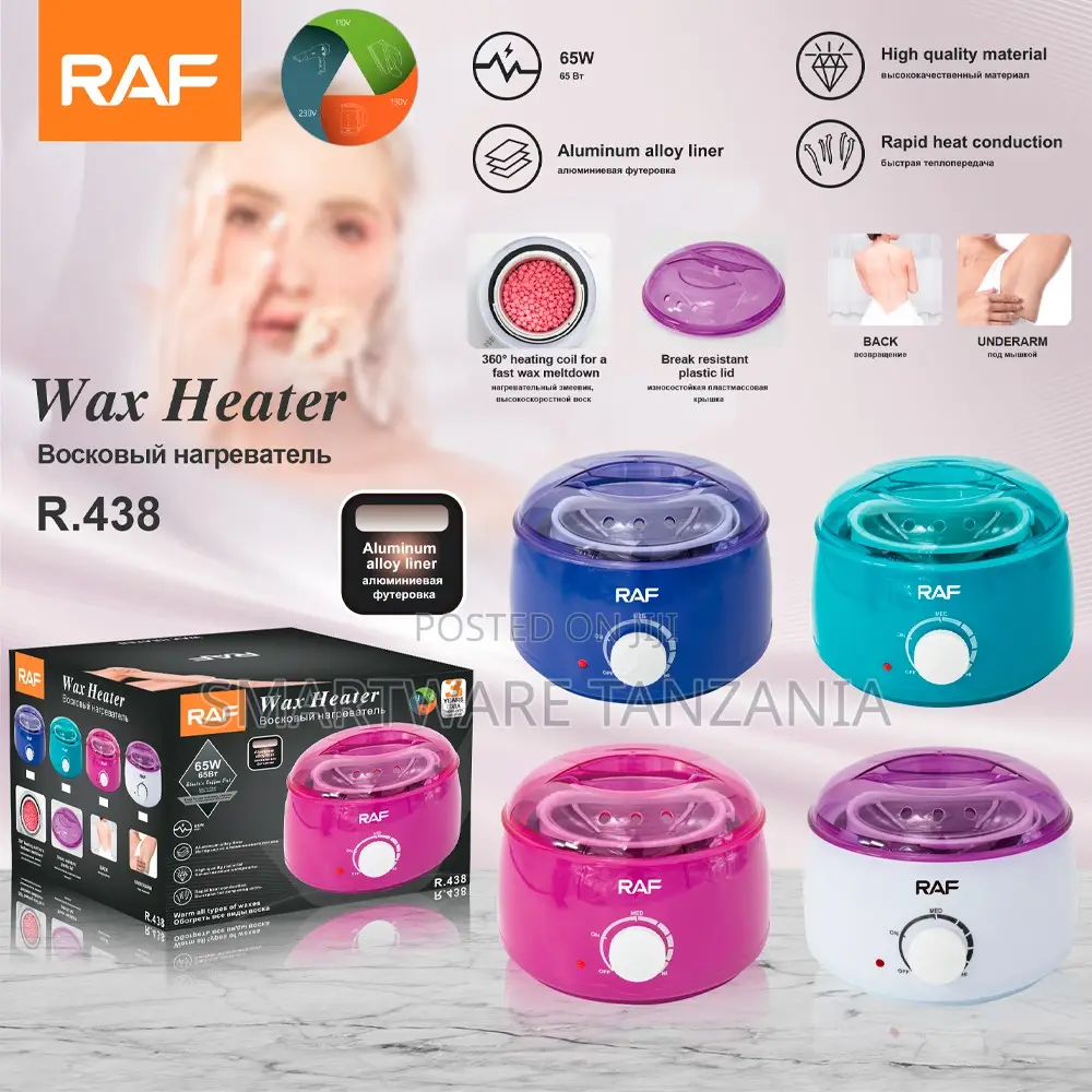 Raf 65w Wax Warmer Heater Hair Removal Spa Salon Use R.438