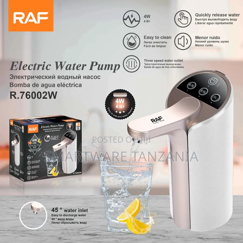 Raf Electric Water Pump 4w R.76002w White Digital 3 Speed Touch