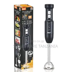 Raf Immersion Blender 500w R.3103b 13000rpm Handheld Stick Black