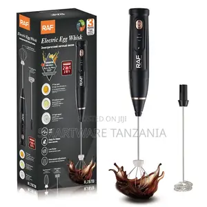 Raf Electric Egg Beater 15w R.787b Black 3 Speed Hand Mixer 2in1