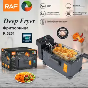 Raf Deep Fryer 2000w R.5251 3.0l Electric Oil Fryer Temperature