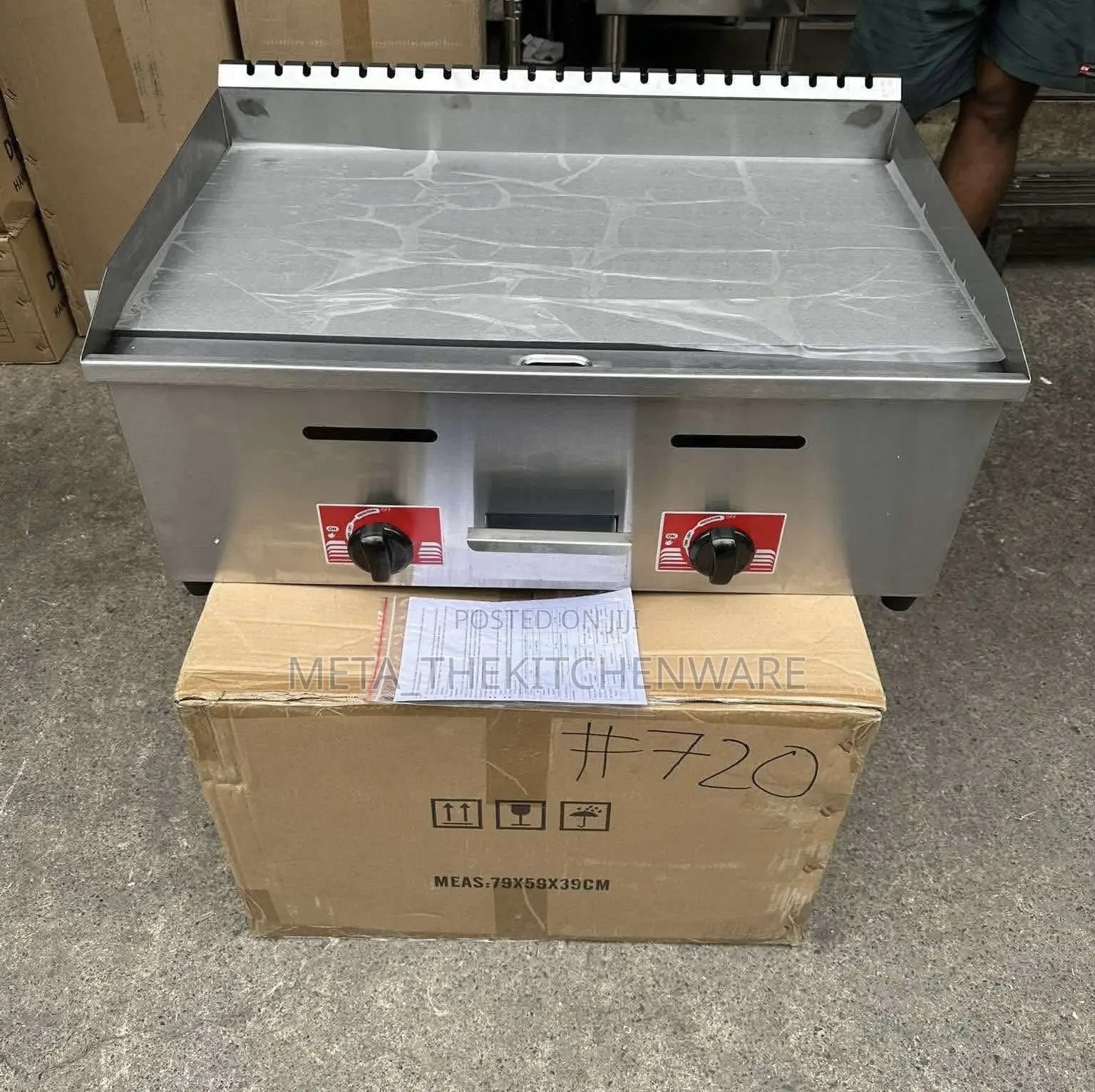 Commercial Griddle Gas 6chapati