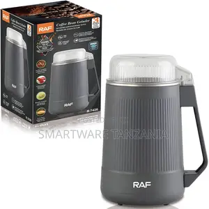 Raf Electric Coffee Grinder 80w R.7426 Spice Grinder 500ml Gray