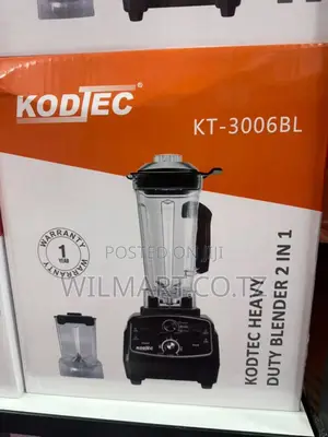 Kodtec Heavy Duty Blender 2l 1000w Food Mixer Multifunction Kt-3006bl