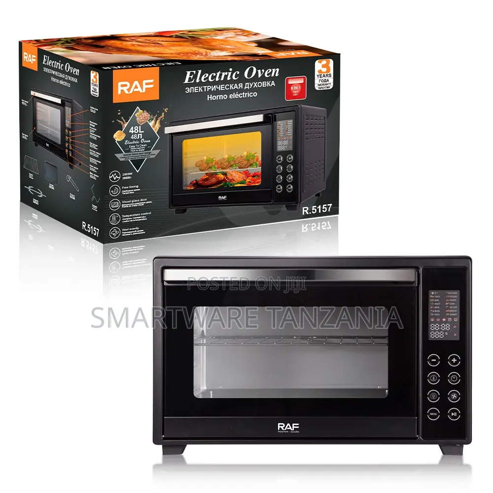 Raf Electric Oven 48l R.5157 2000w Countertop Oven Digital Control